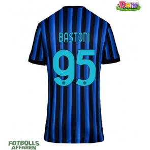 Inter Milan Alessandro Bastoni #95 Hemmatröja Kvinnor 2025-26 Kortärmad